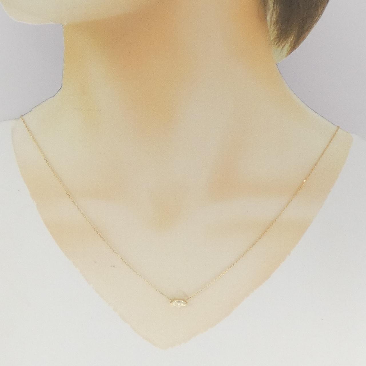 [BRAND NEW] K18YG Diamond necklace 0.50CT