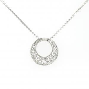 PT900/18KTWG ダイヤモンド ネックレス 0.70CT