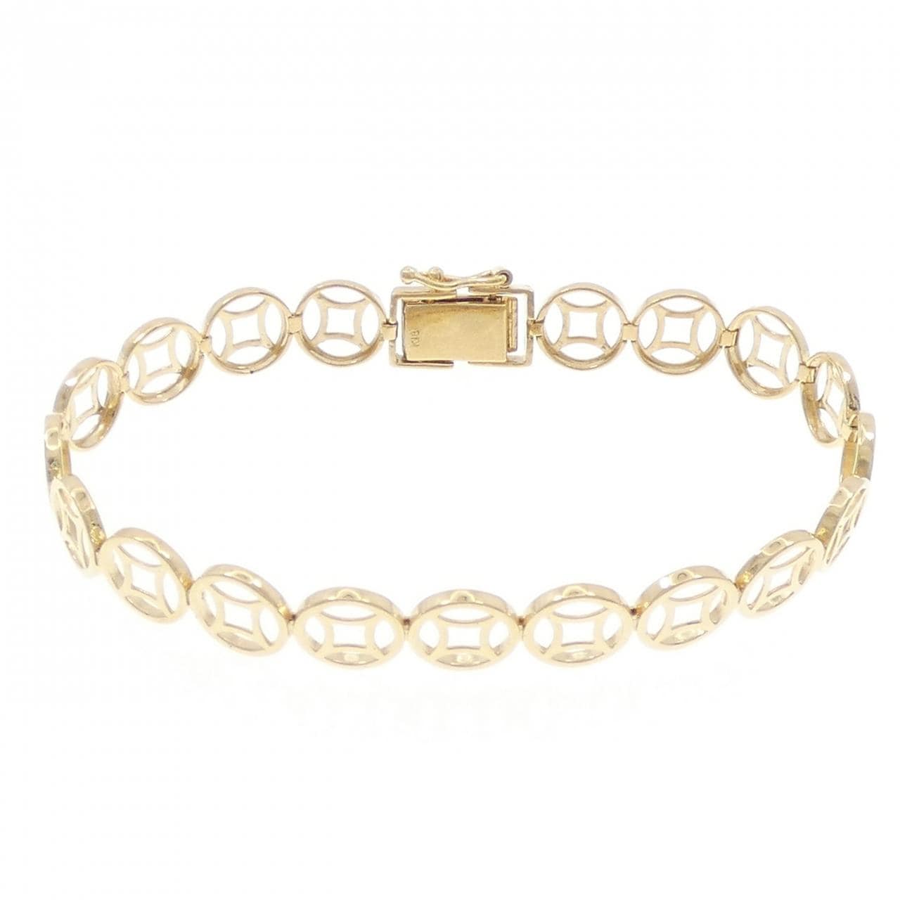 K18YG ダイヤモンド ブレスレット