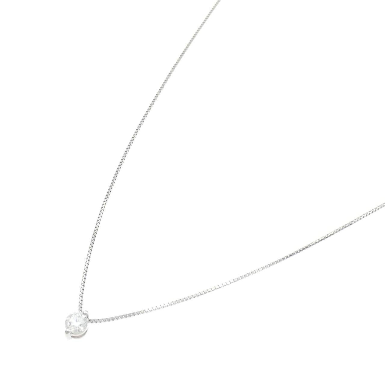 PT850 ダイヤモンド ネックレス 0.30CT D IF EXT