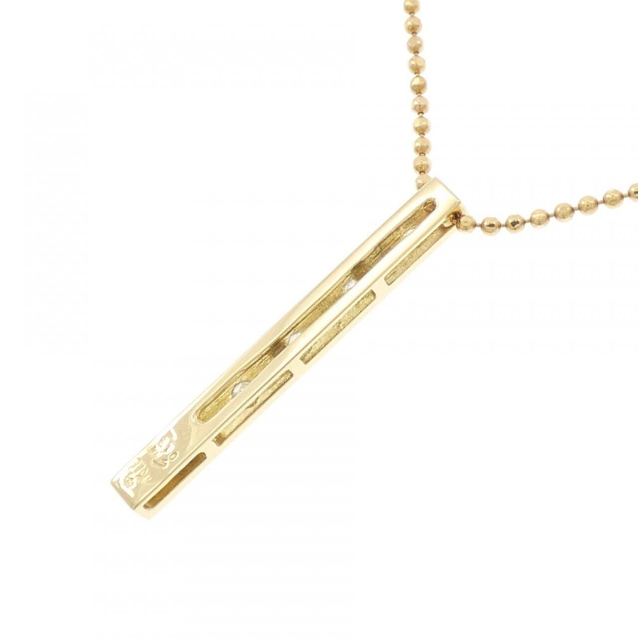 K18YG ダイヤモンド ネックレス 0.13CT