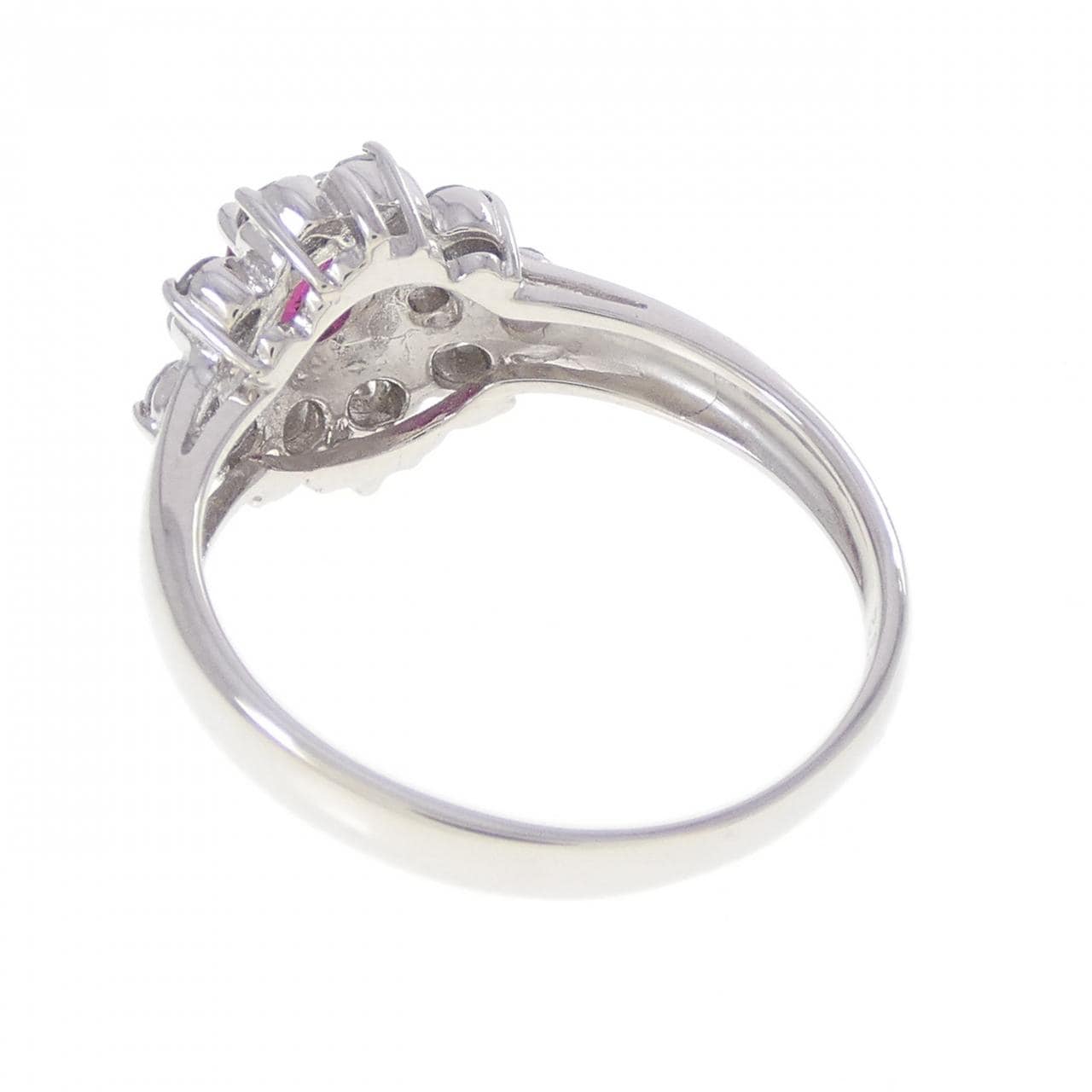 PT900 ルビー リング 0.30CT