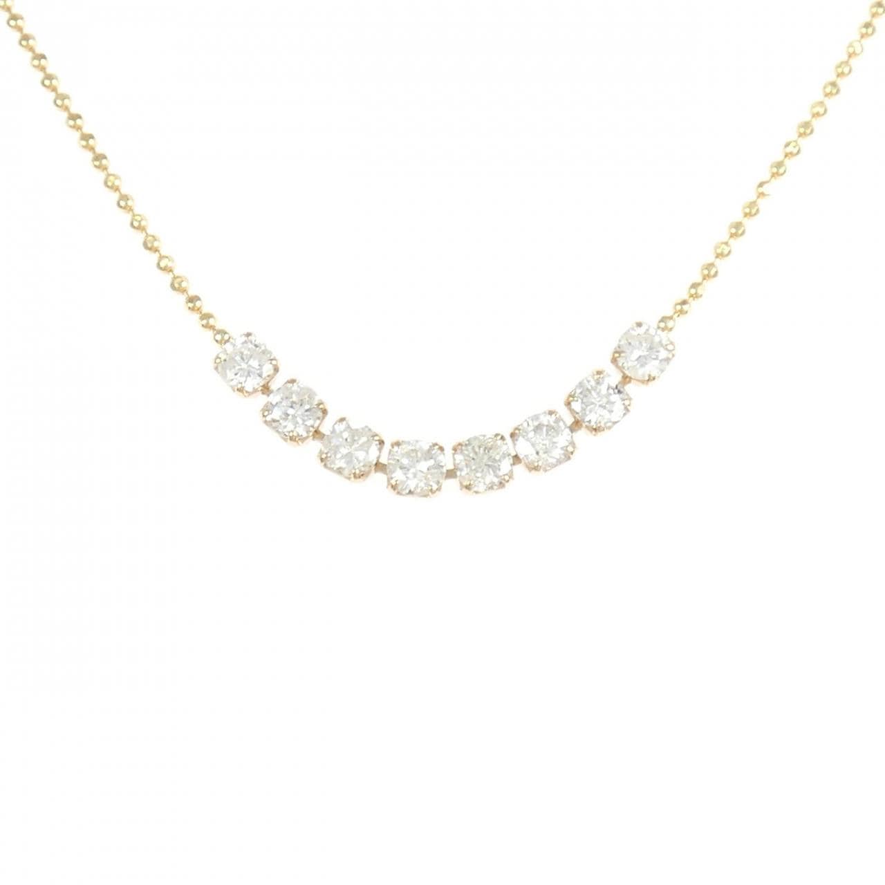 K18PG ダイヤモンド ネックレス 1.00CT