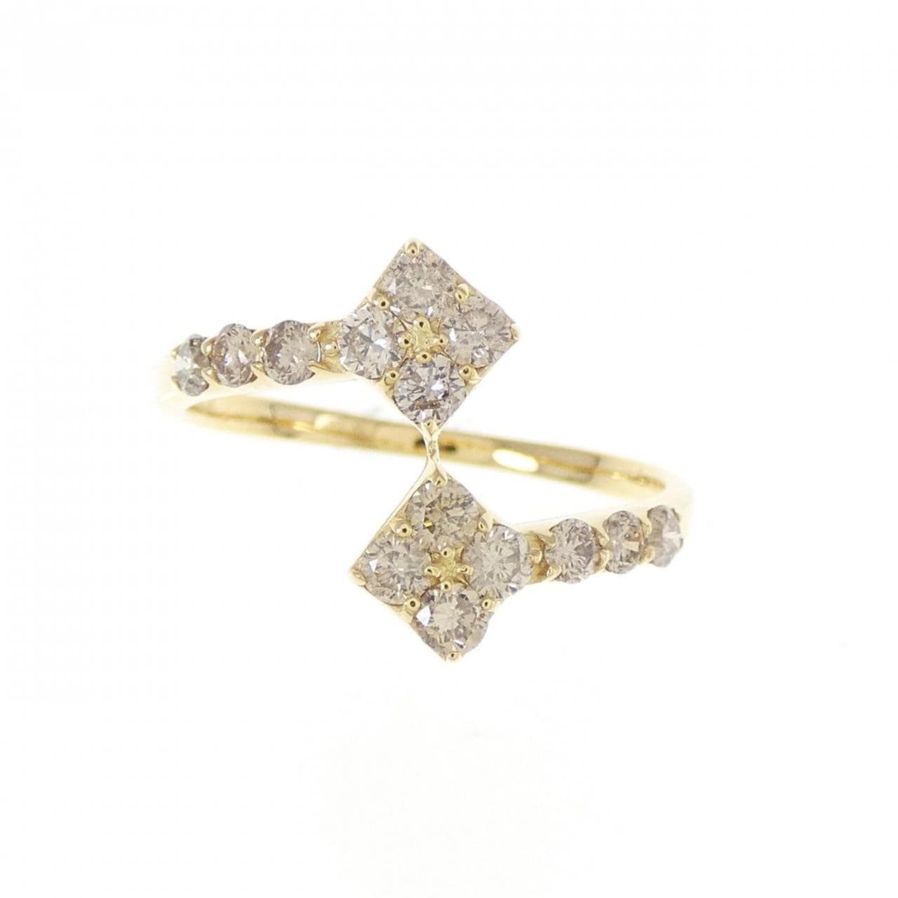 K18YG ダイヤモンド リング 0.40CT