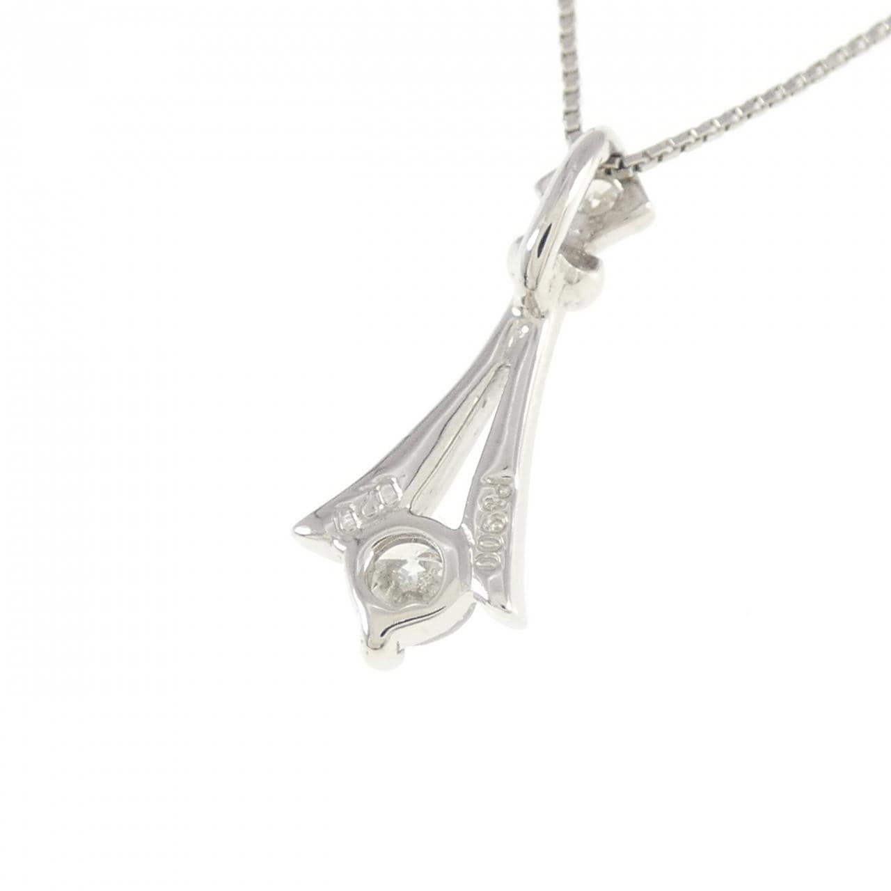 PT900/PT850 ダイヤモンド ネックレス 0.20CT