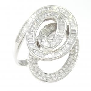 18KWG ダイヤモンド リング 2.08CT