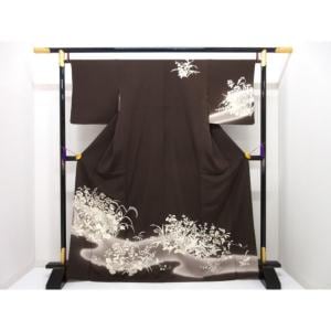 訪問着　友禅金彩加工　ボカシ染