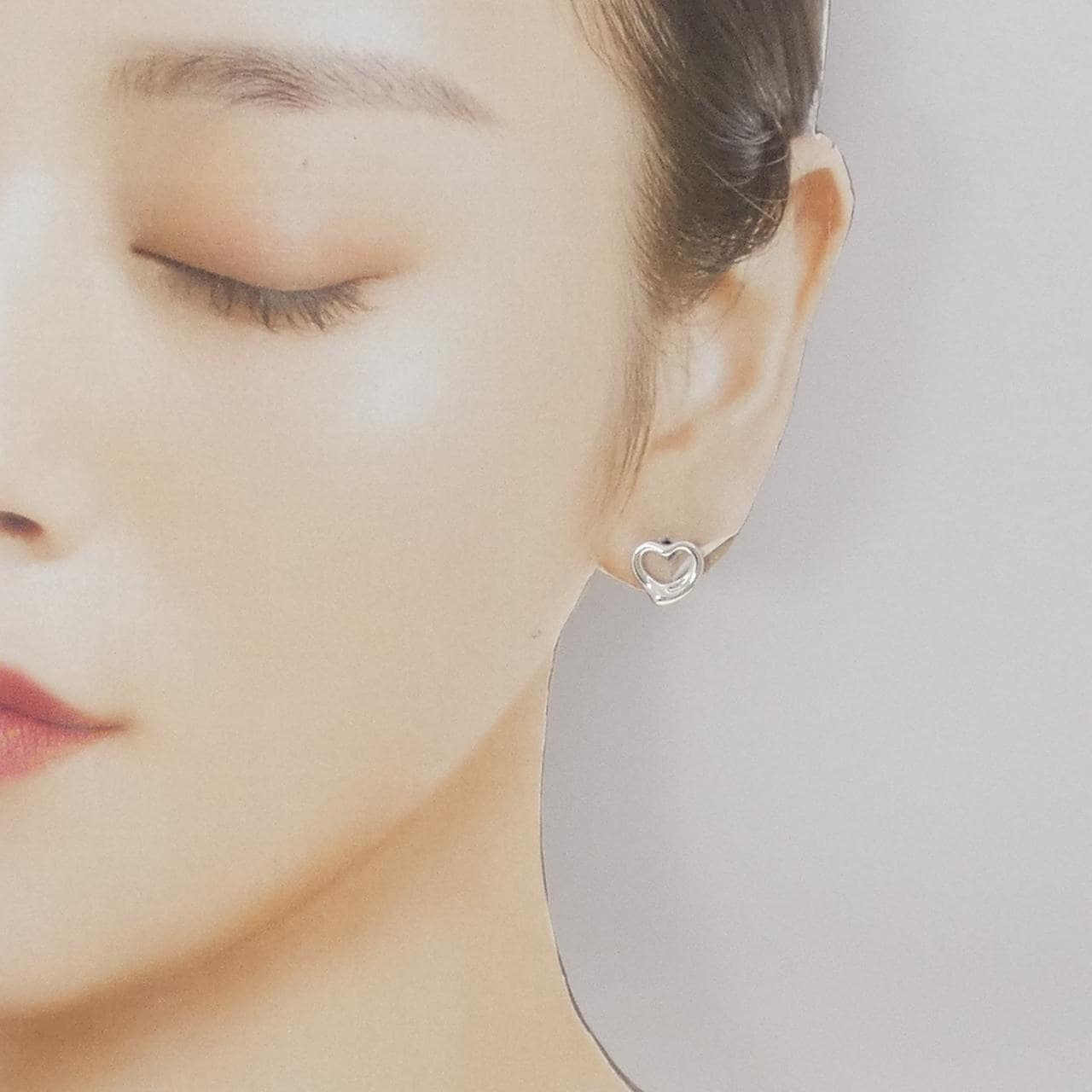 ティファニー オープンハート ピアス