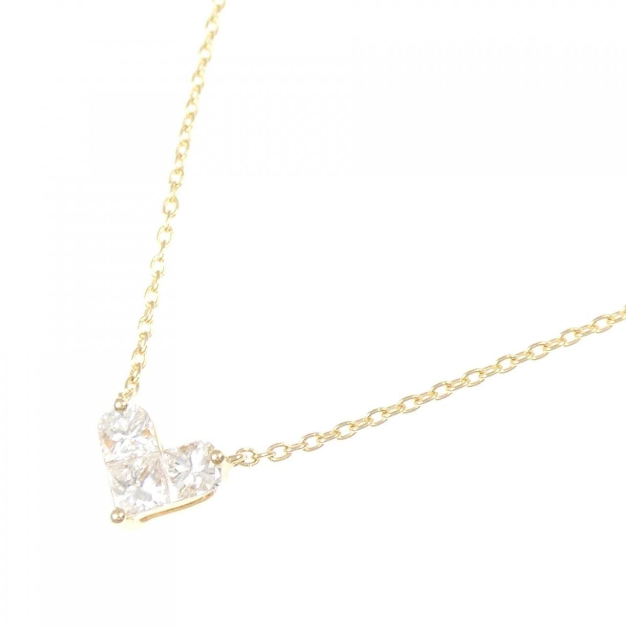 スタージュエリー ミステリアス ハート ネックレス 0.28CT