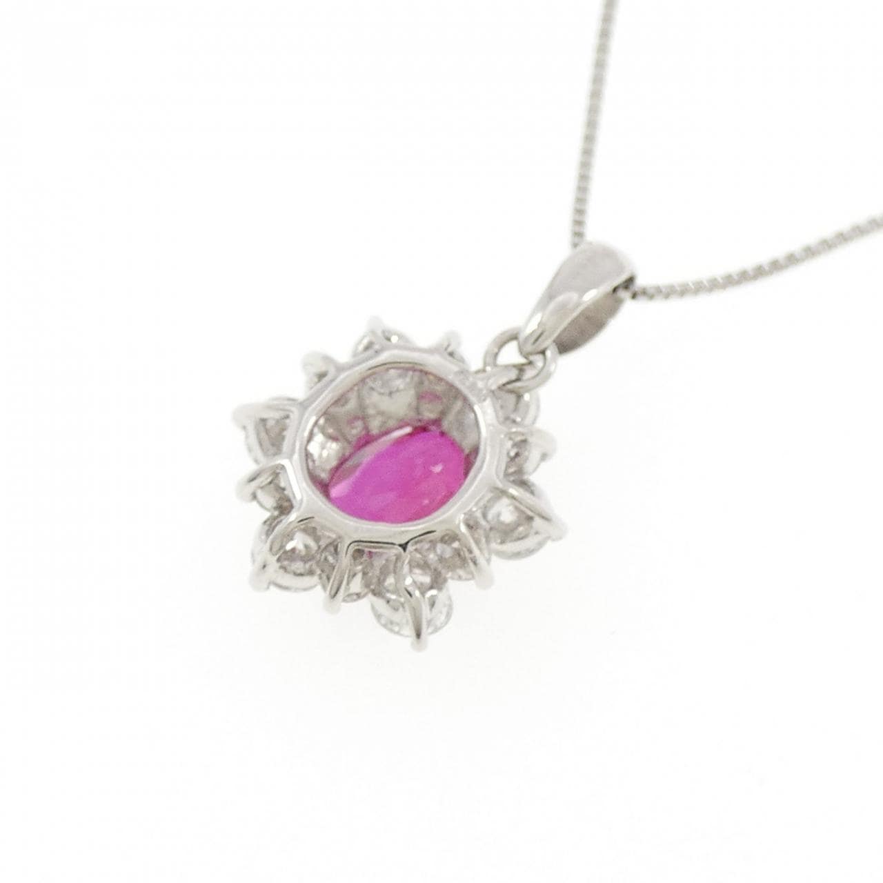 PT900/PT850 ルビー ネックレス