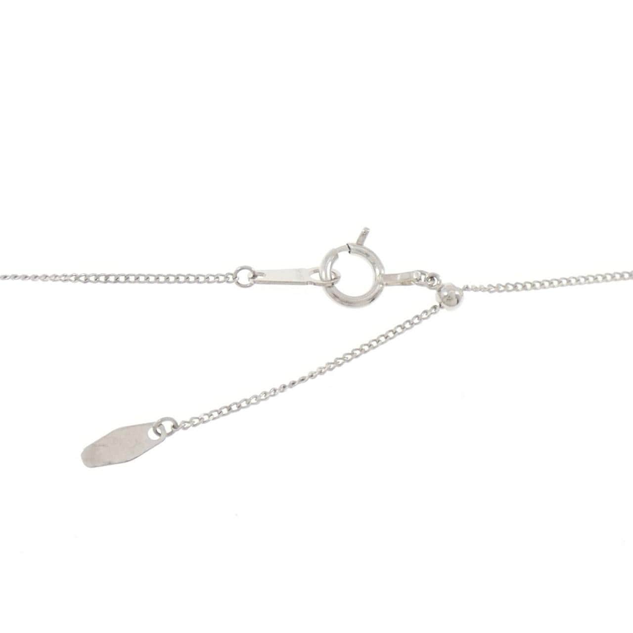 PT900/PT850 フラワー ダイヤモンド ネックレス 1.00CT