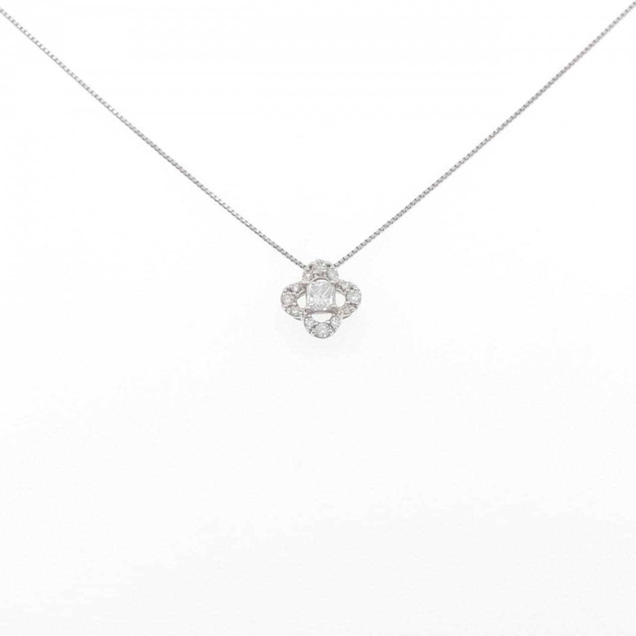 PT950/PT850 ダイヤモンド ネックレス 0.183CT