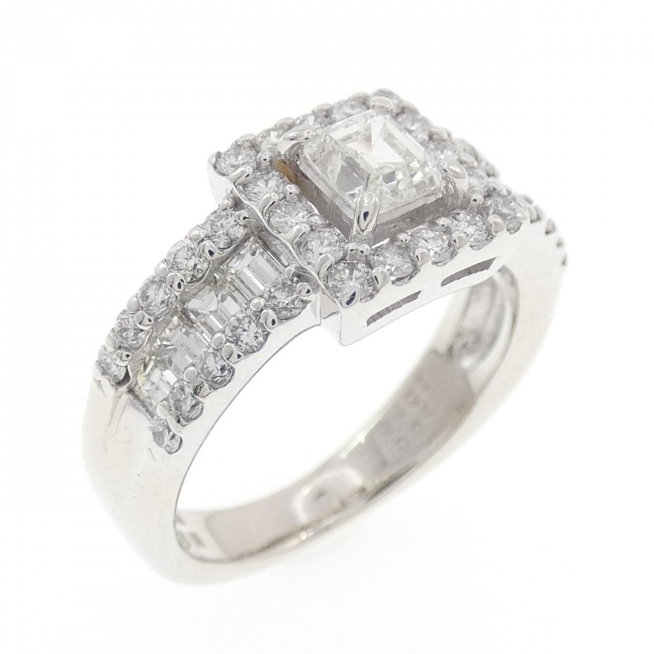 K18WG ダイヤモンド リング 0.403CT