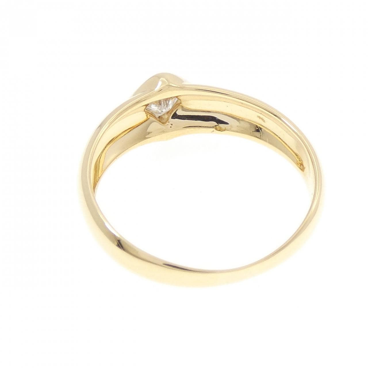 750YG ダイヤモンド リング 0.19CT