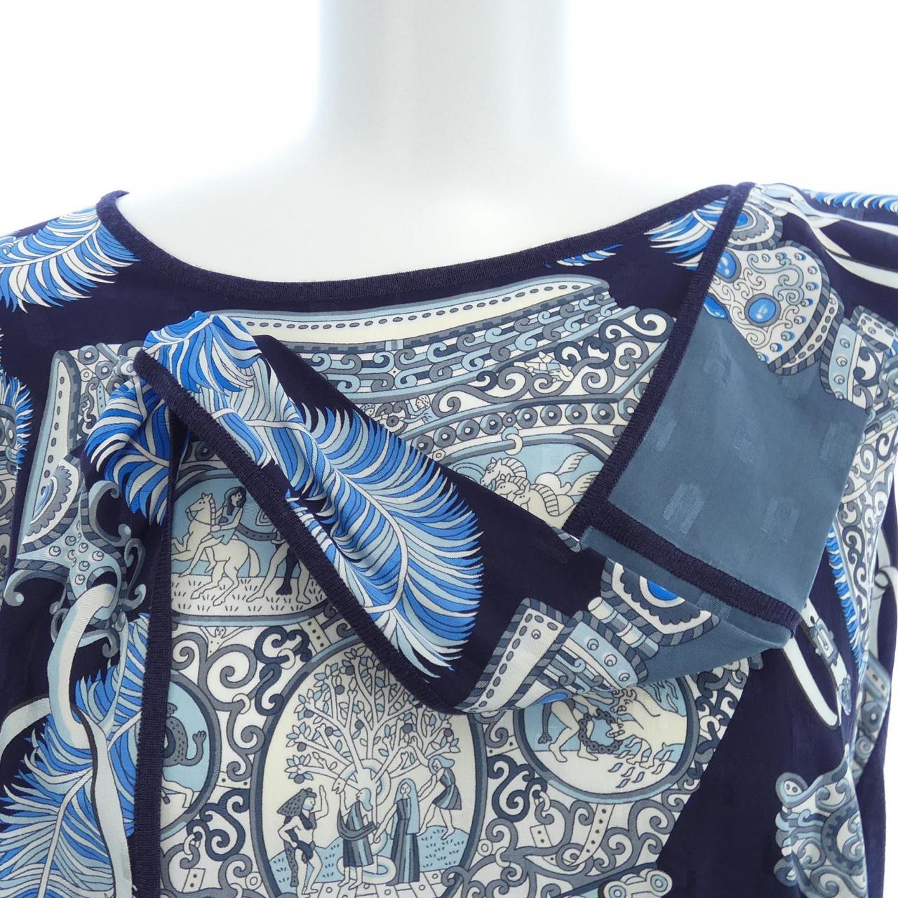 エルメス HERMES *87-7708 ツイルレーヌ トップス