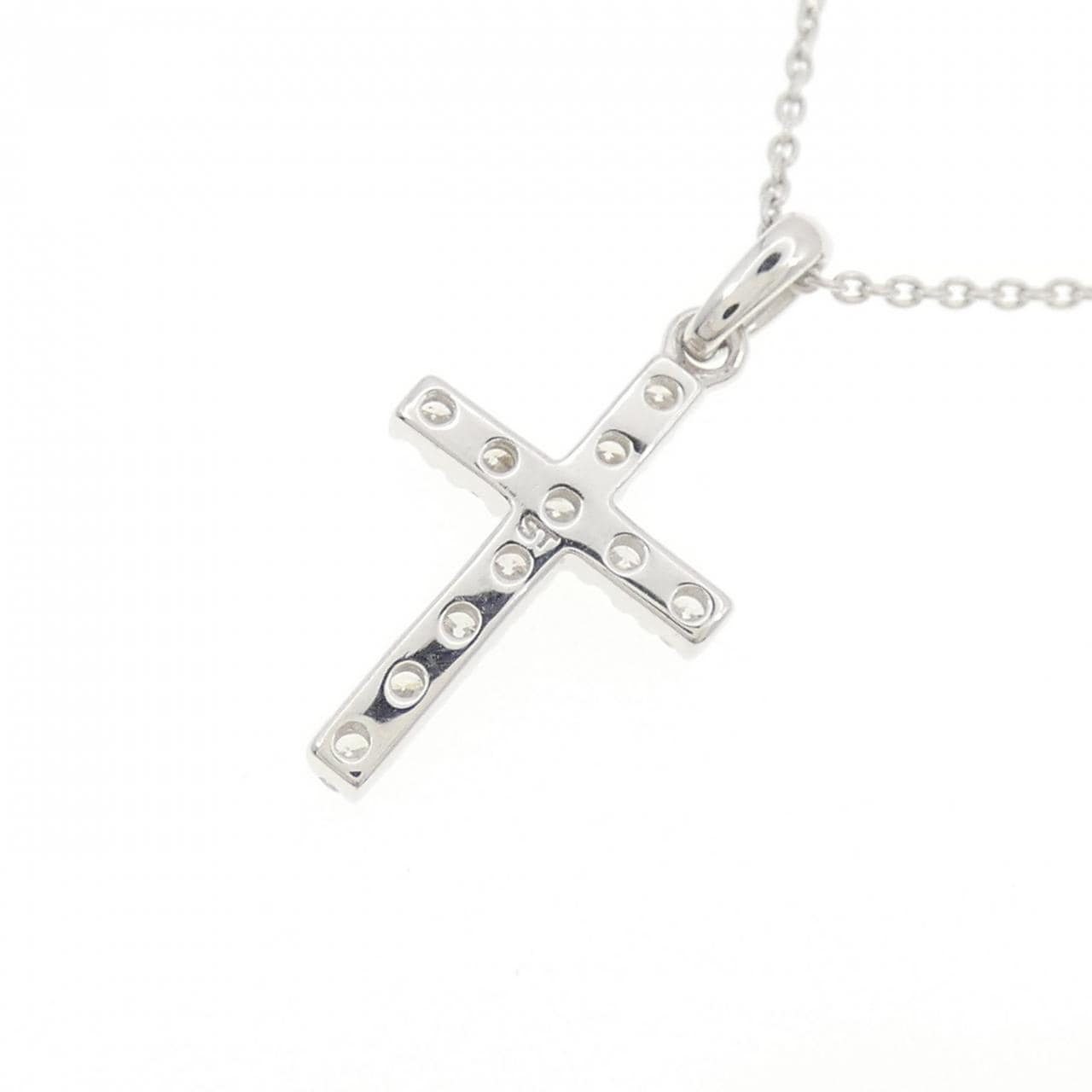 サマンサティアラ クロス ダイヤモンド ネックレス 0.22CT