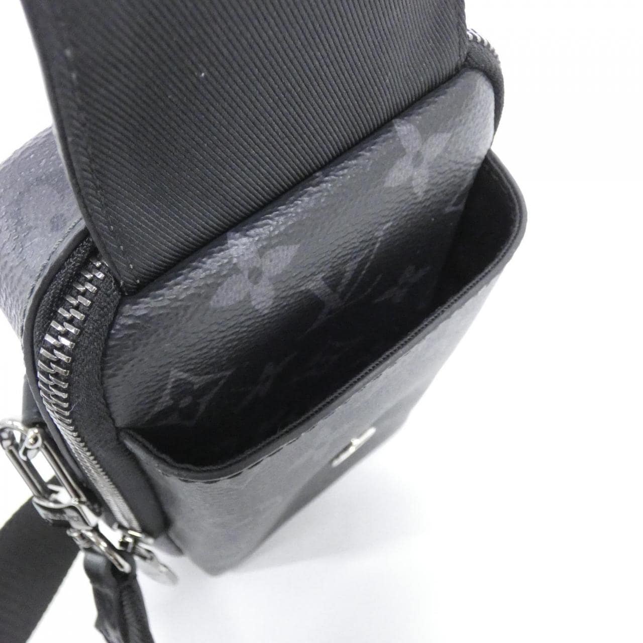 ルイヴィトン モノグラム エクリプス リバース ダブル フォン ポーチ M81321 ショルダーバッグ