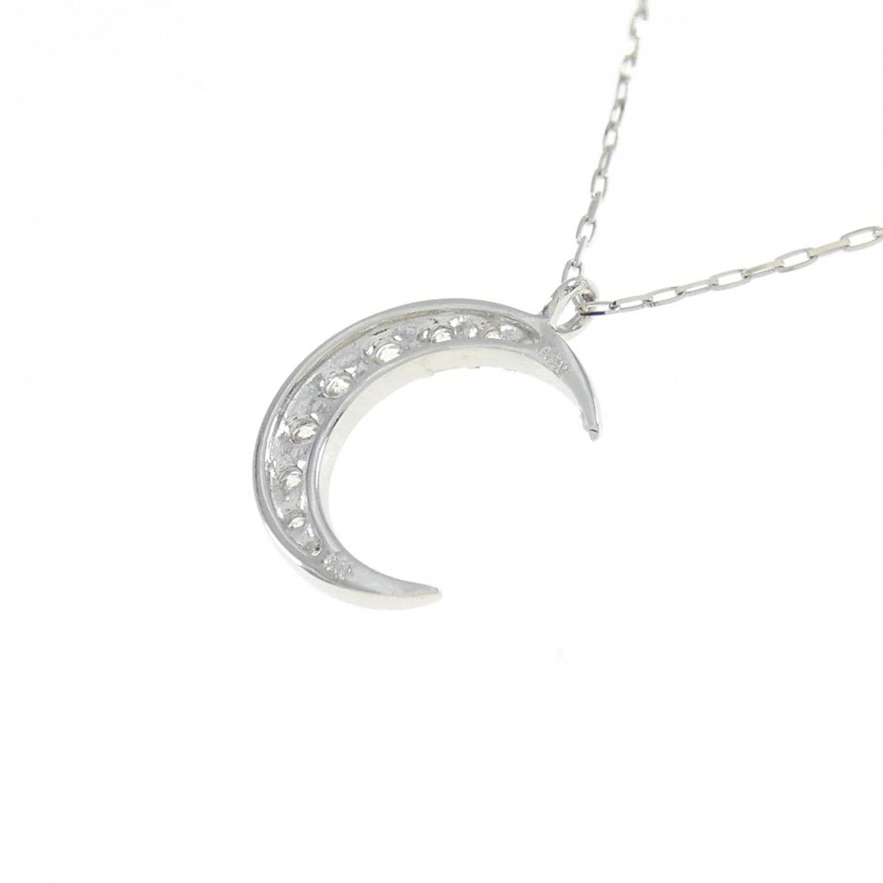 [Remake] PT Moon Diamond Necklace 0.10CT