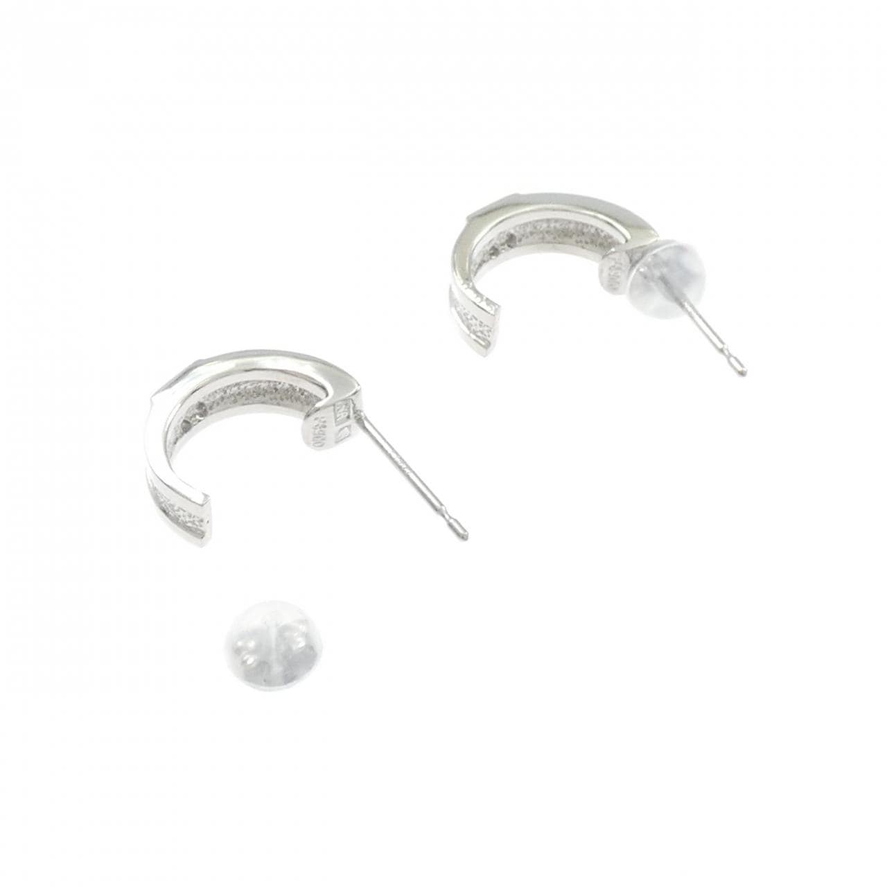PT900 ダイヤモンド ピアス 0.12CT