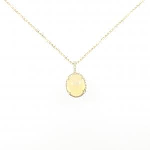 K18YG オパール ネックレス 3.30CT