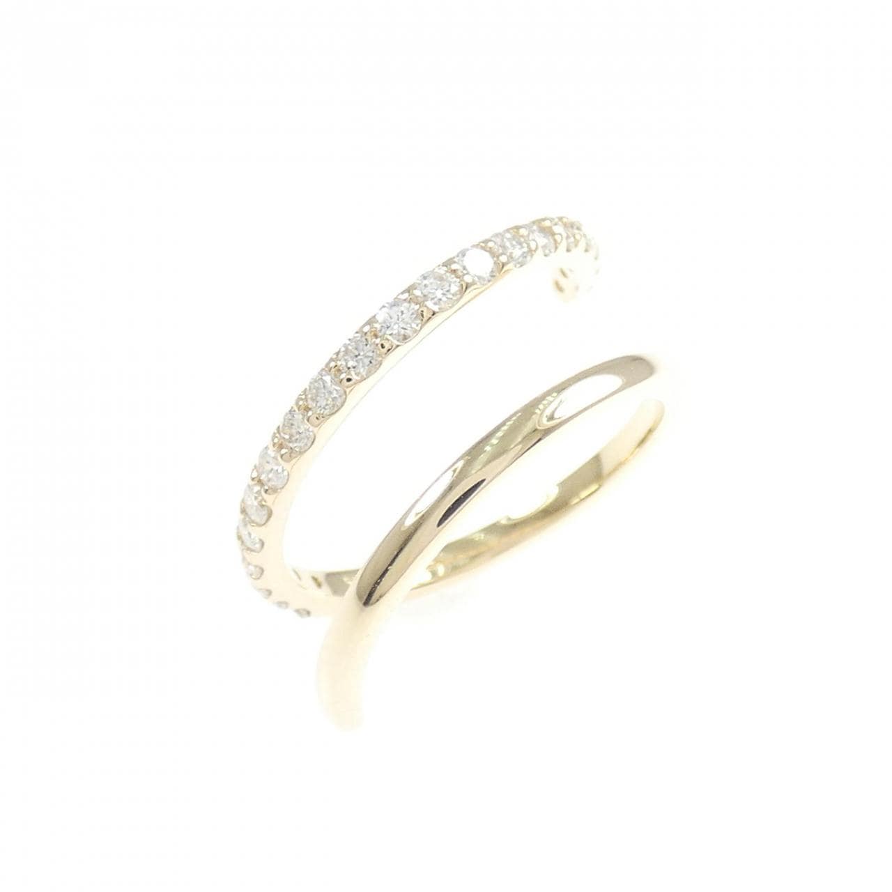 【リメイク】K10YG ダイヤモンド ピンキーリング 0.28CT
