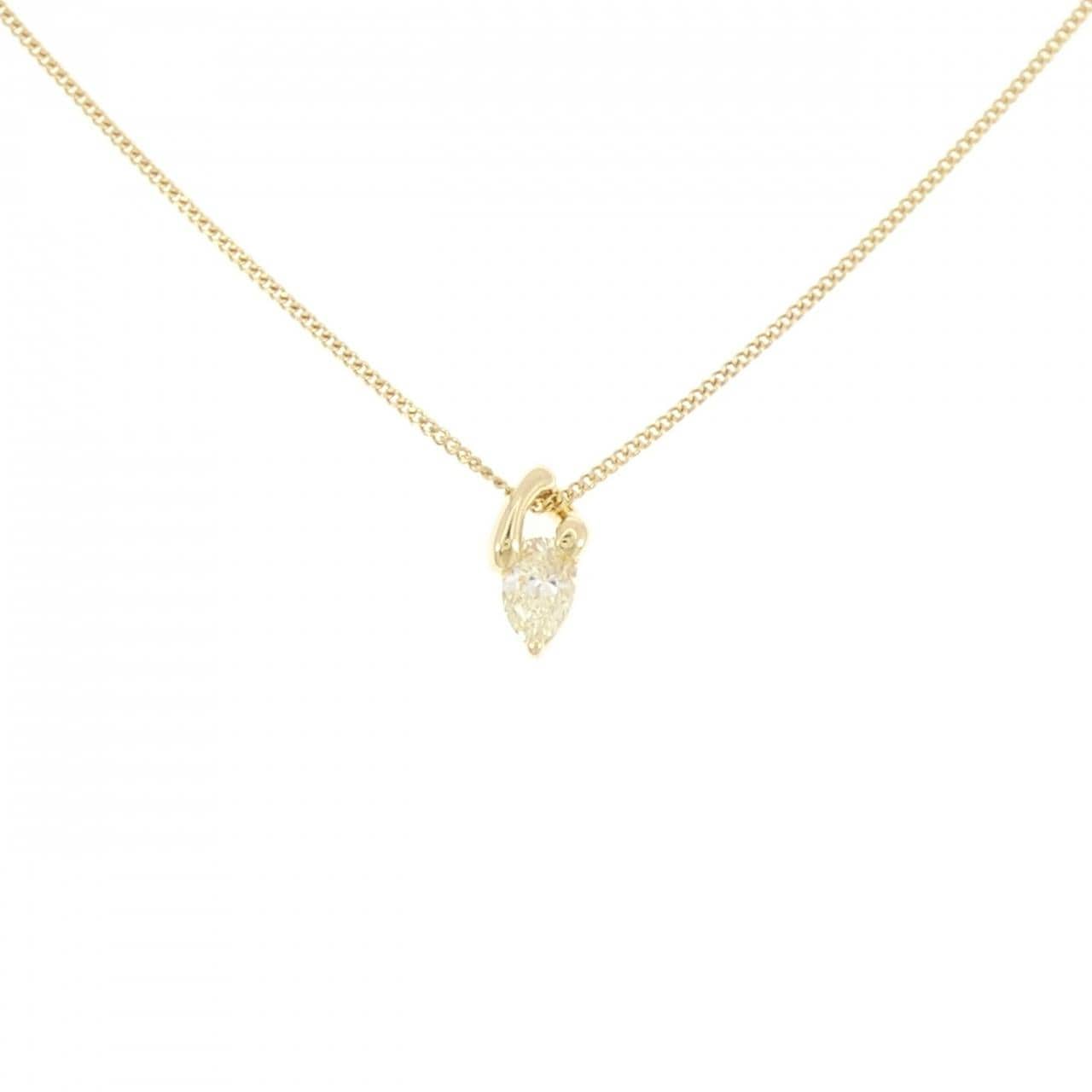 K18YG ダイヤモンド ネックレス 0.38CT