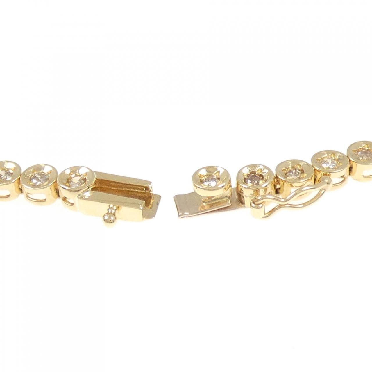 K18YG ダイヤモンド ネックレス