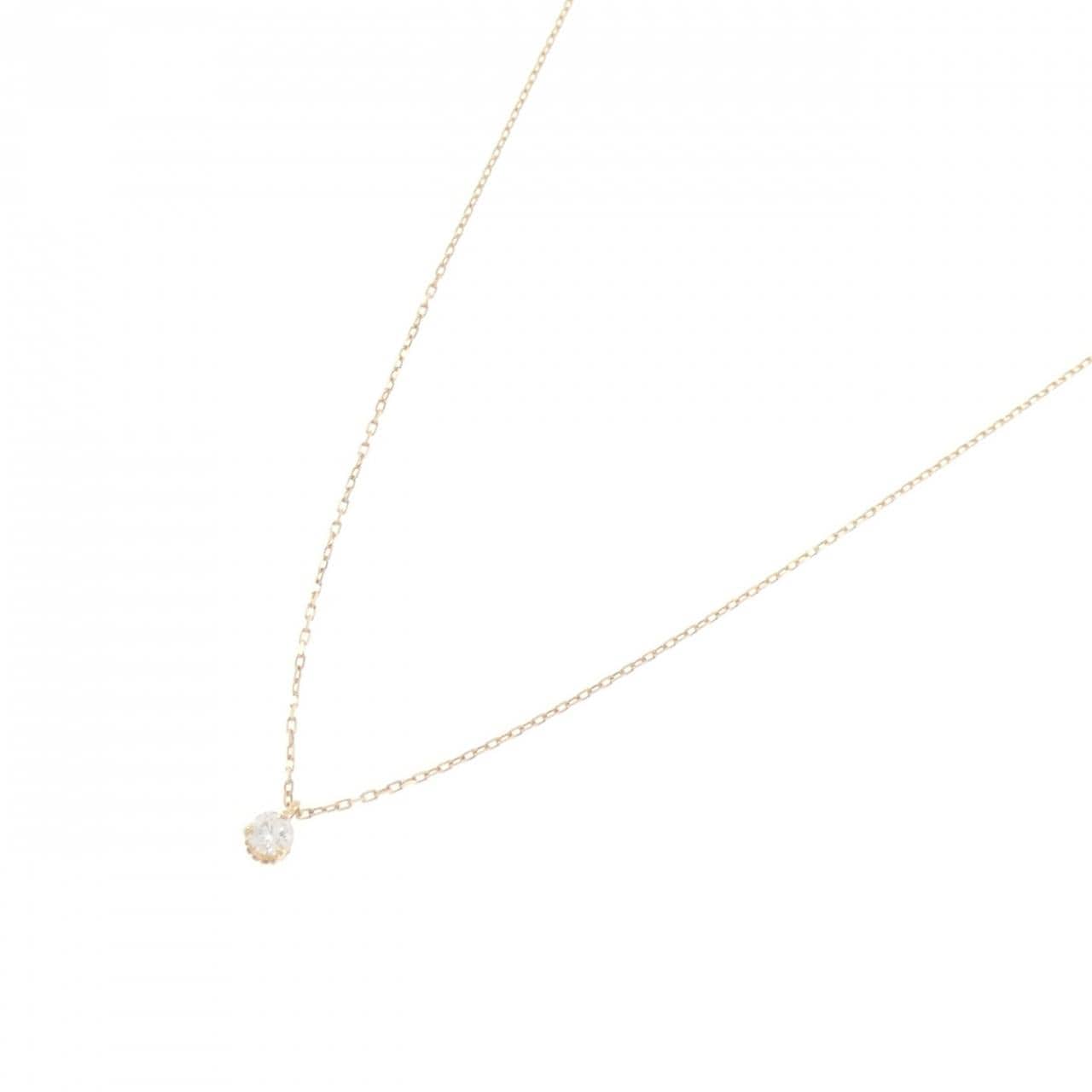 アガット ダイヤモンド ネックレス 0.05CT