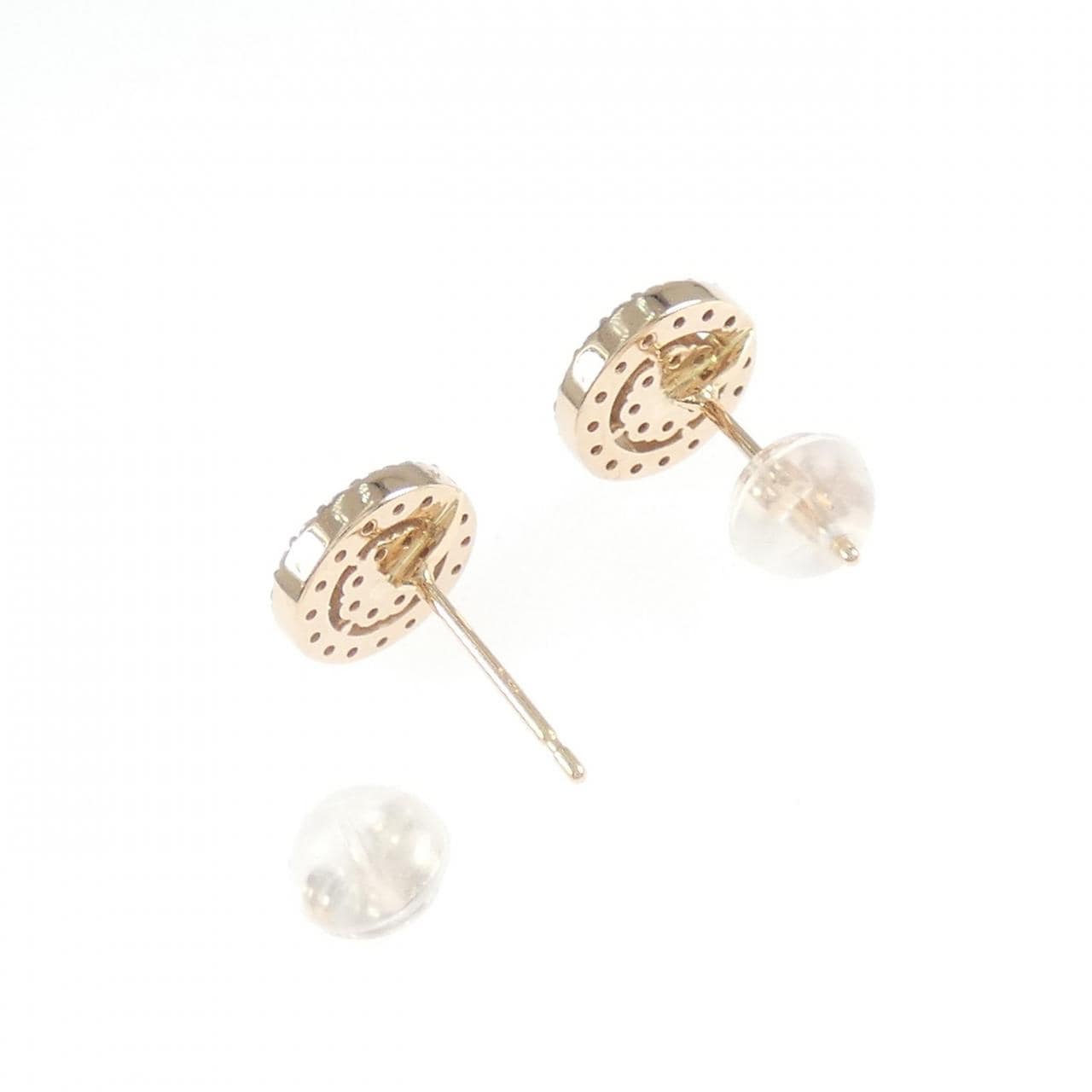 K18PG ダイヤモンド ピアス 0.40CT