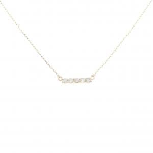 K10YG ダイヤモンド ネックレス 0.08CT