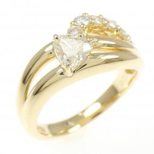 K18YG ダイヤモンド リング 0.26CT
