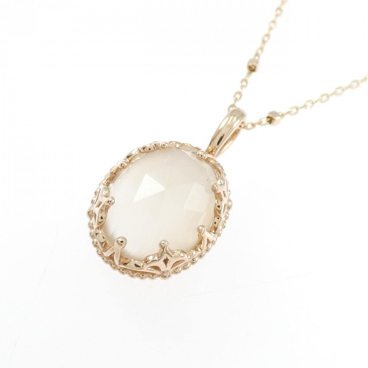 K10PG ムーンストーン ネックレス