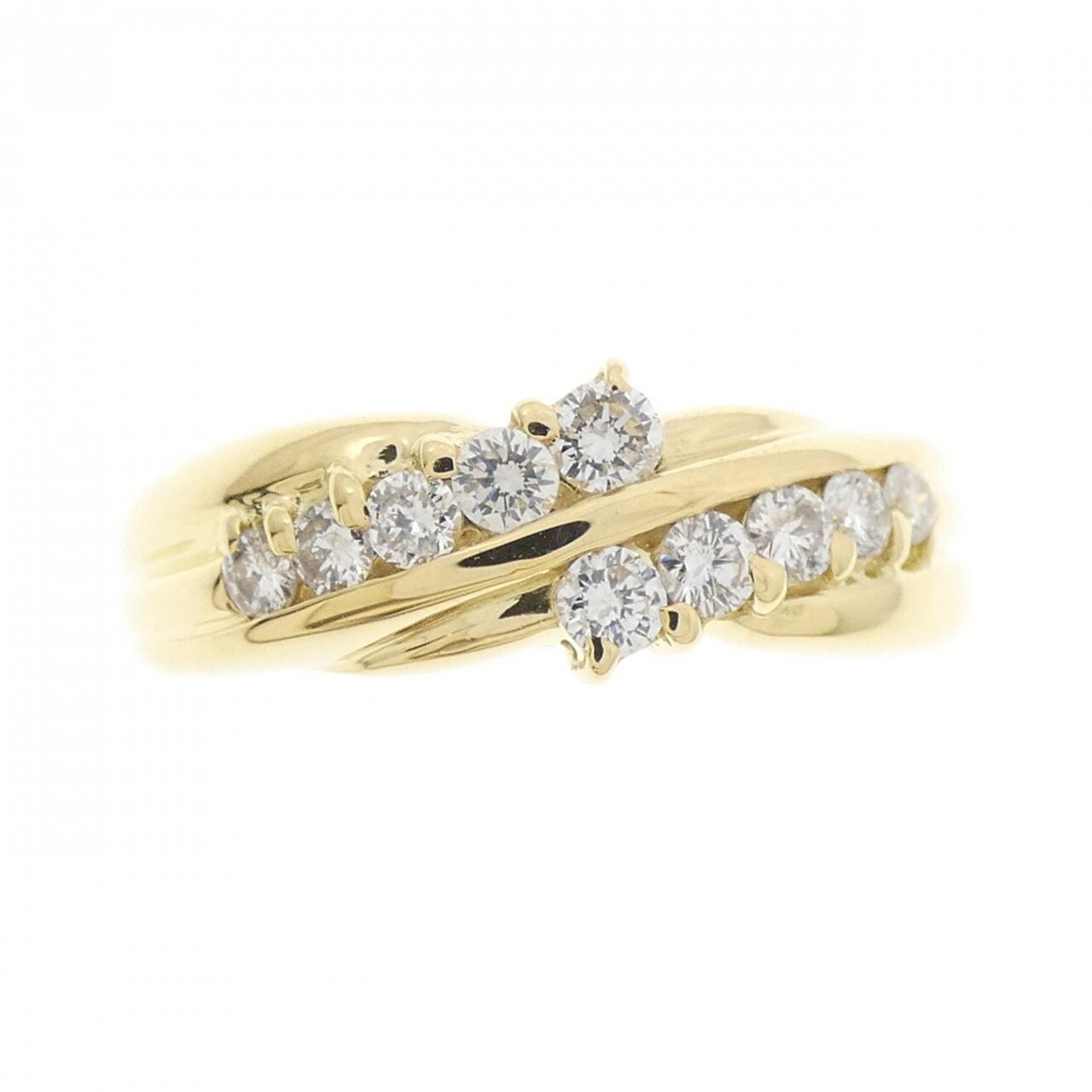 K18YG ダイヤモンド リング 0.30CT