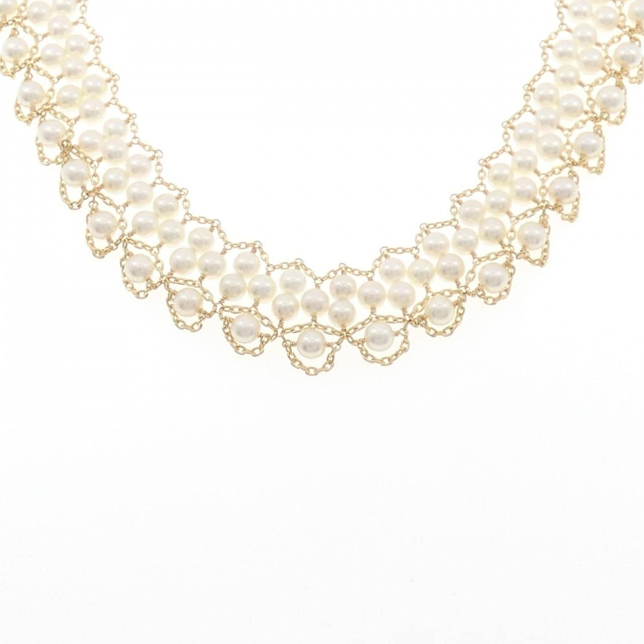 K18YG アコヤパール ネックレス