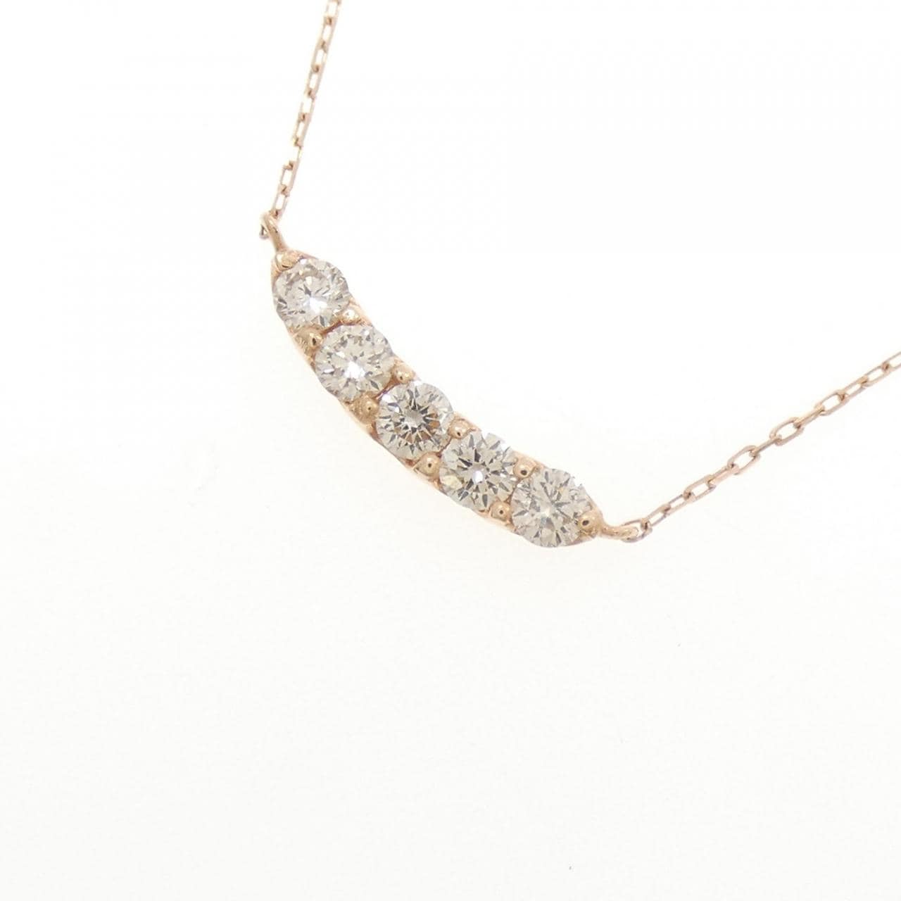[新品] K10PG鑽石項鍊0.20CT