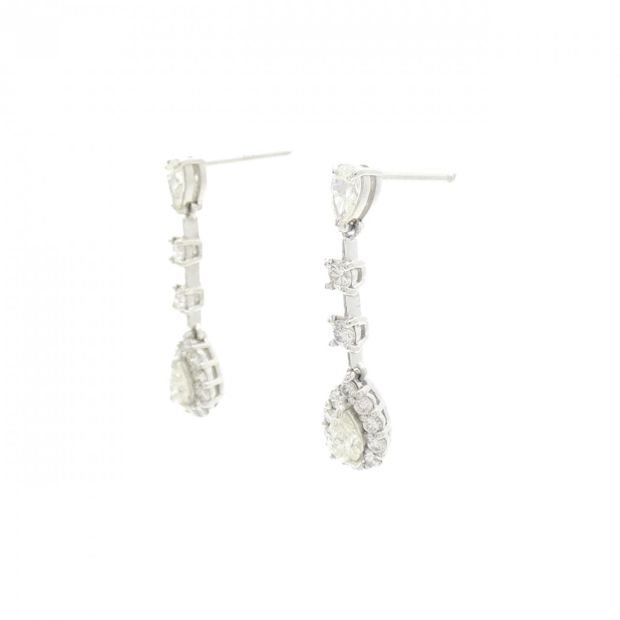 【新品】PT900 ダイヤモンド ピアス 0.60CT