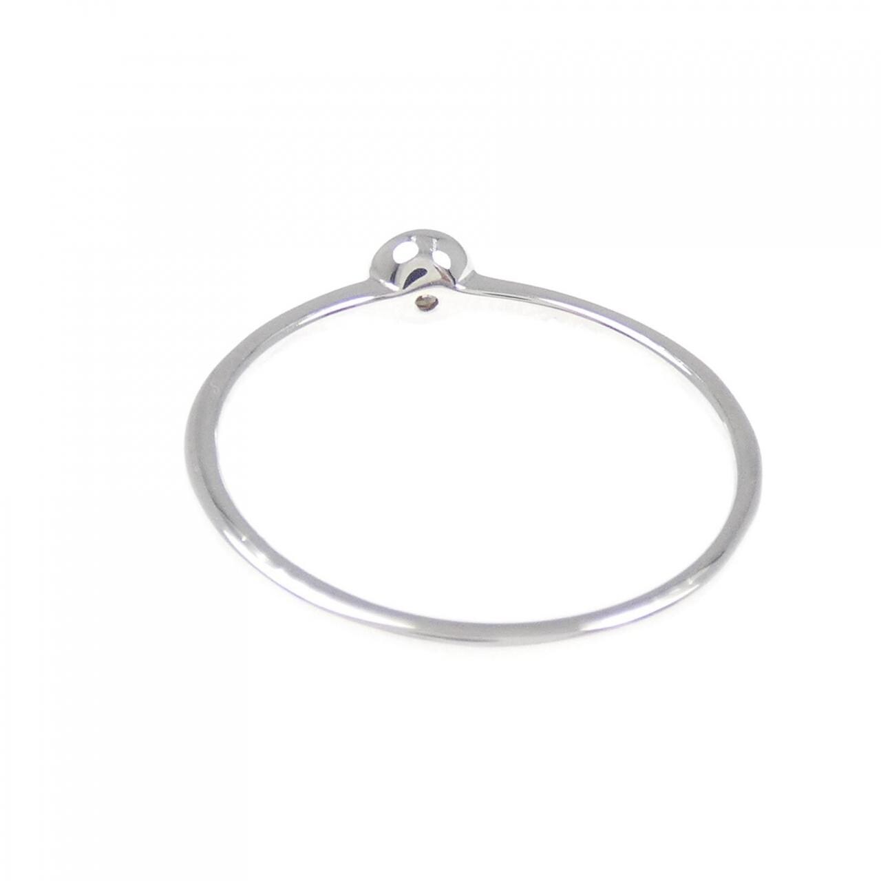 K18WG ダイヤモンド リング 0.10CT