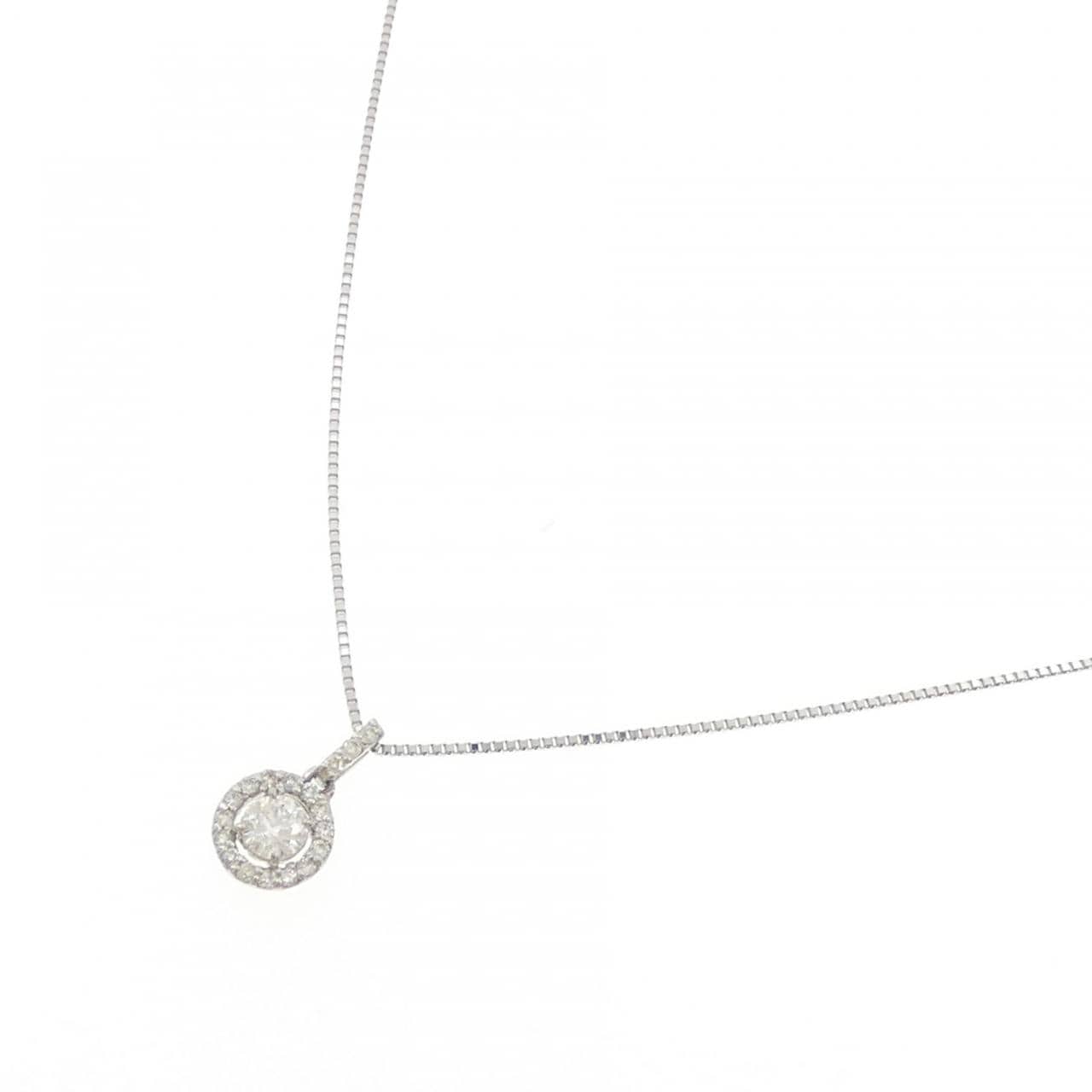 PT900/PT850 ダイヤモンド ネックレス 0.30CT