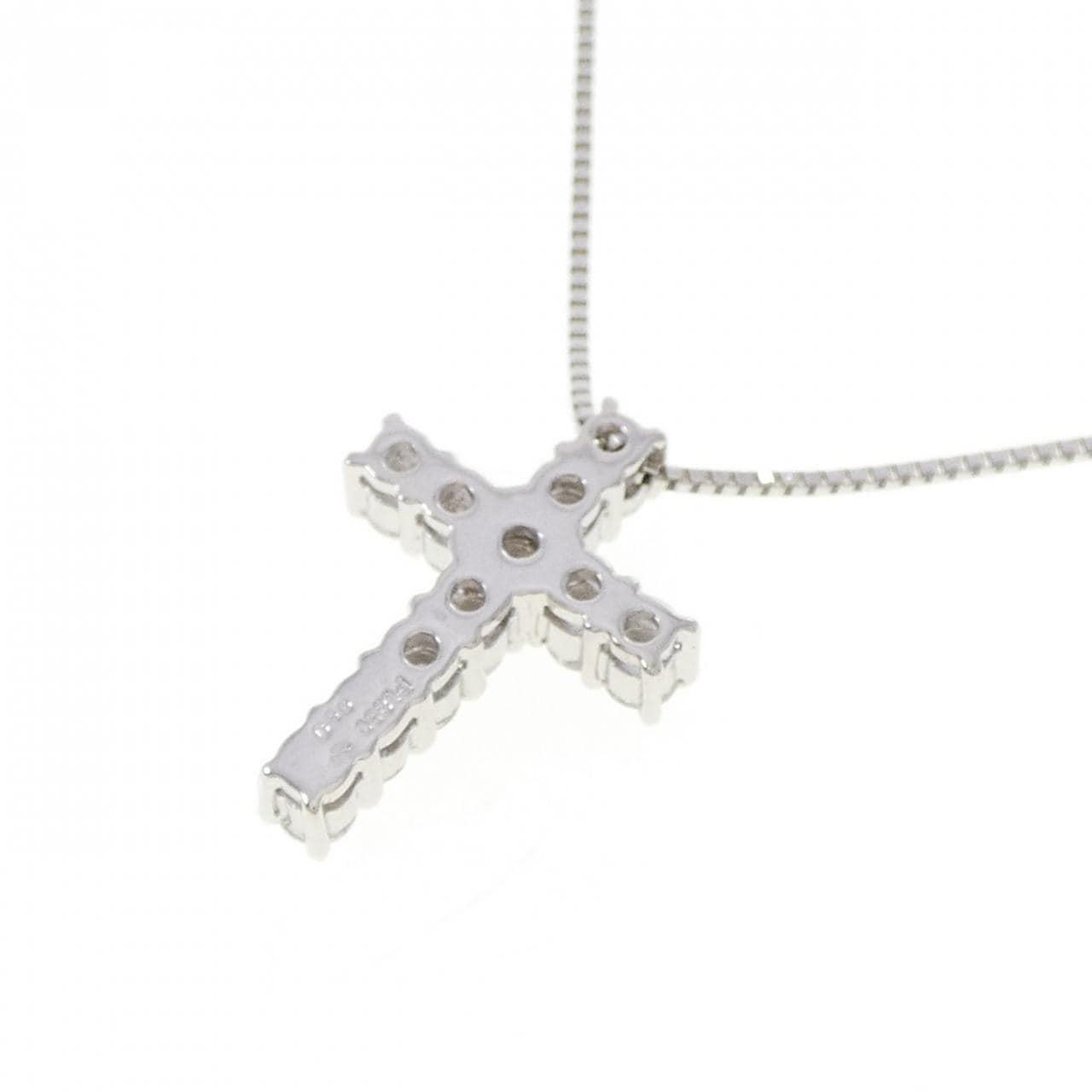 PT850 クロス ダイヤモンド ネックレス 0.50CT