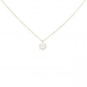 K18YG ダイヤモンド ネックレス 0.528CT F SI2 VG