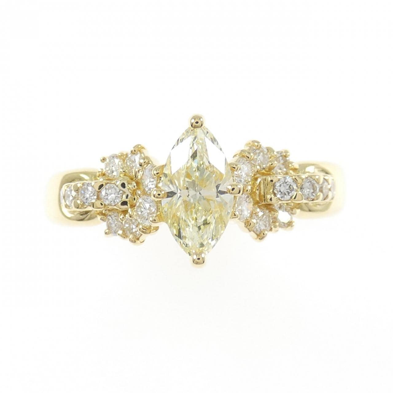 K18YG ダイヤモンド リング 0.61CT