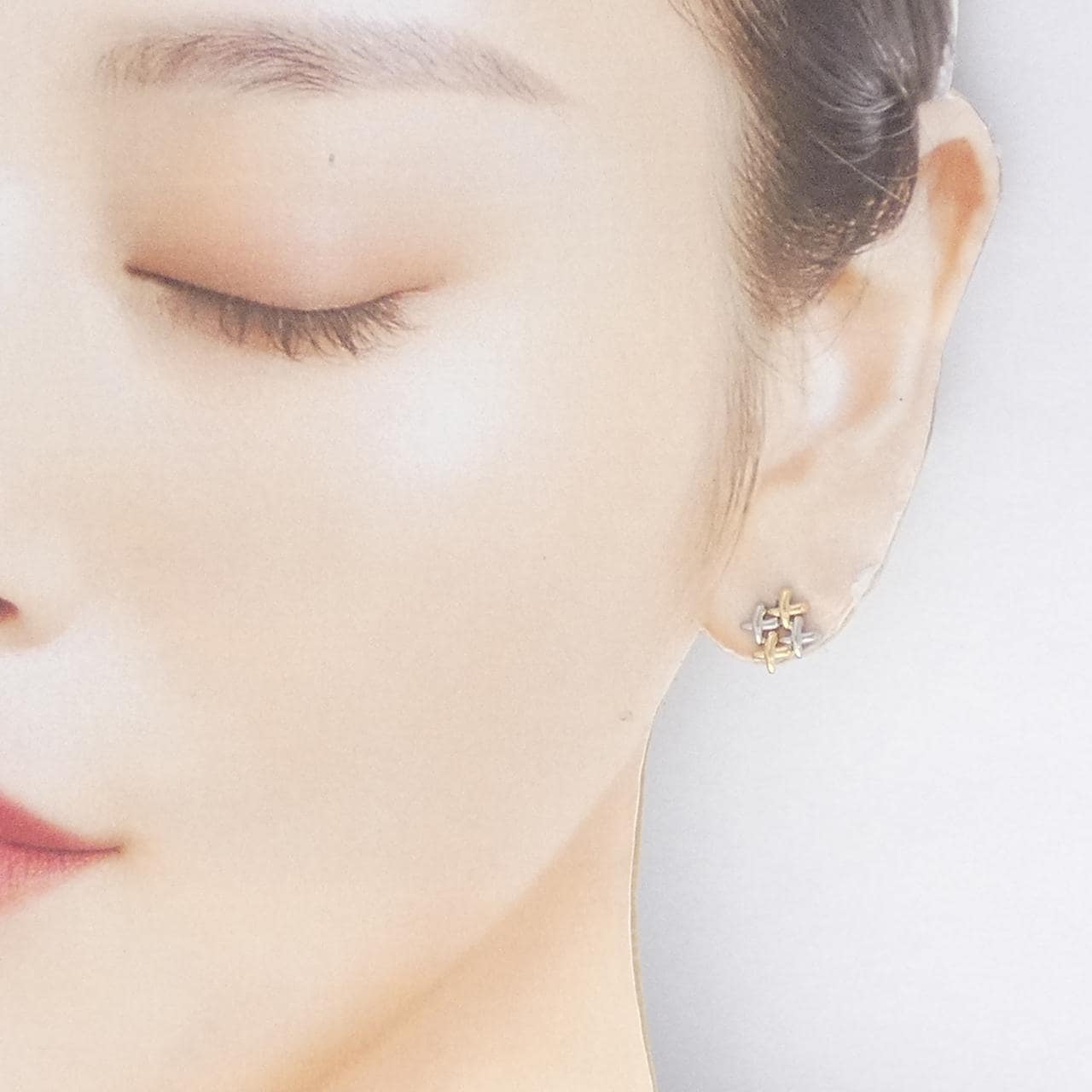 K18YG/K18WG ピアス