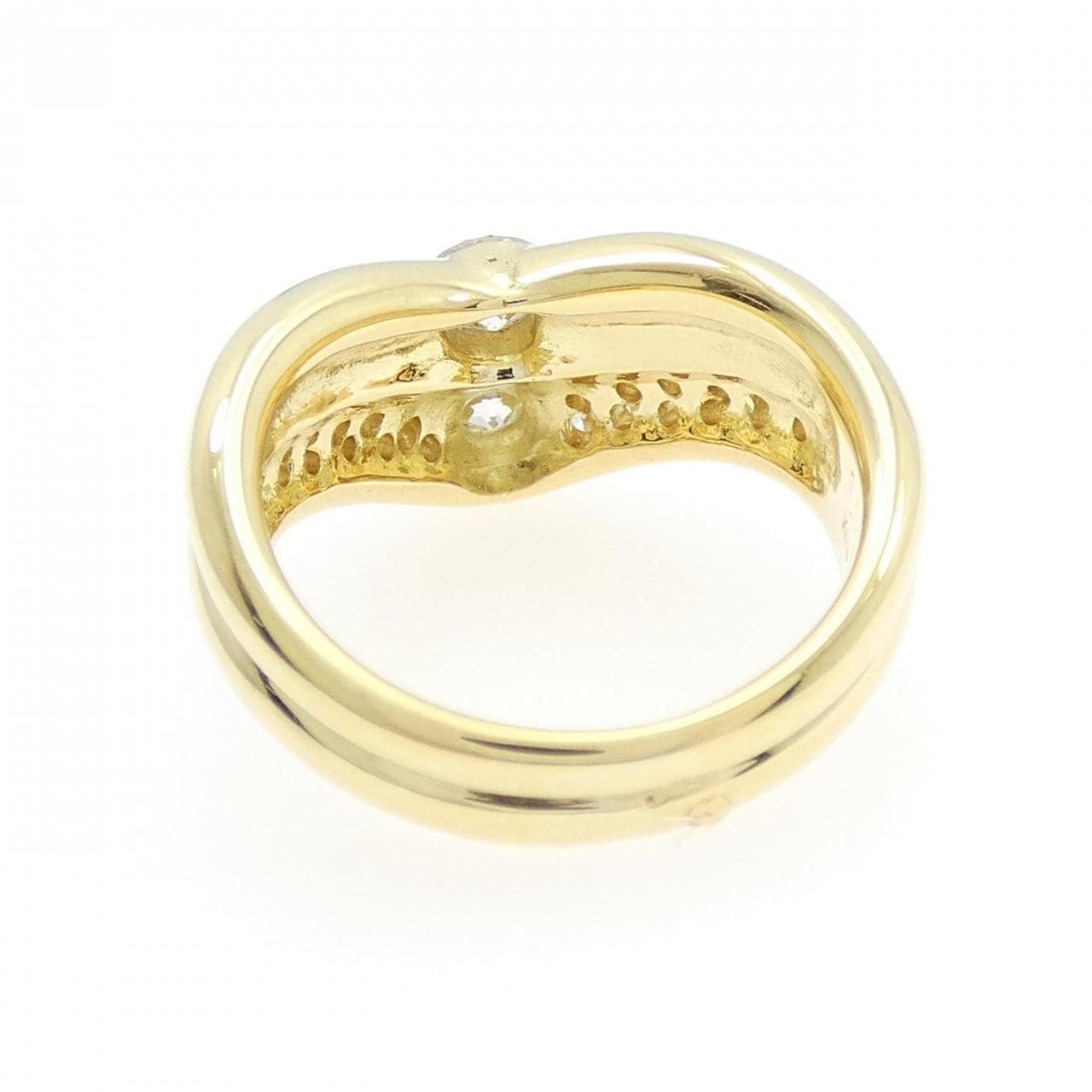 K18YG ダイヤモンド リング 1.03CT