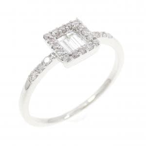 750WG ダイヤモンド リング 0.30CT