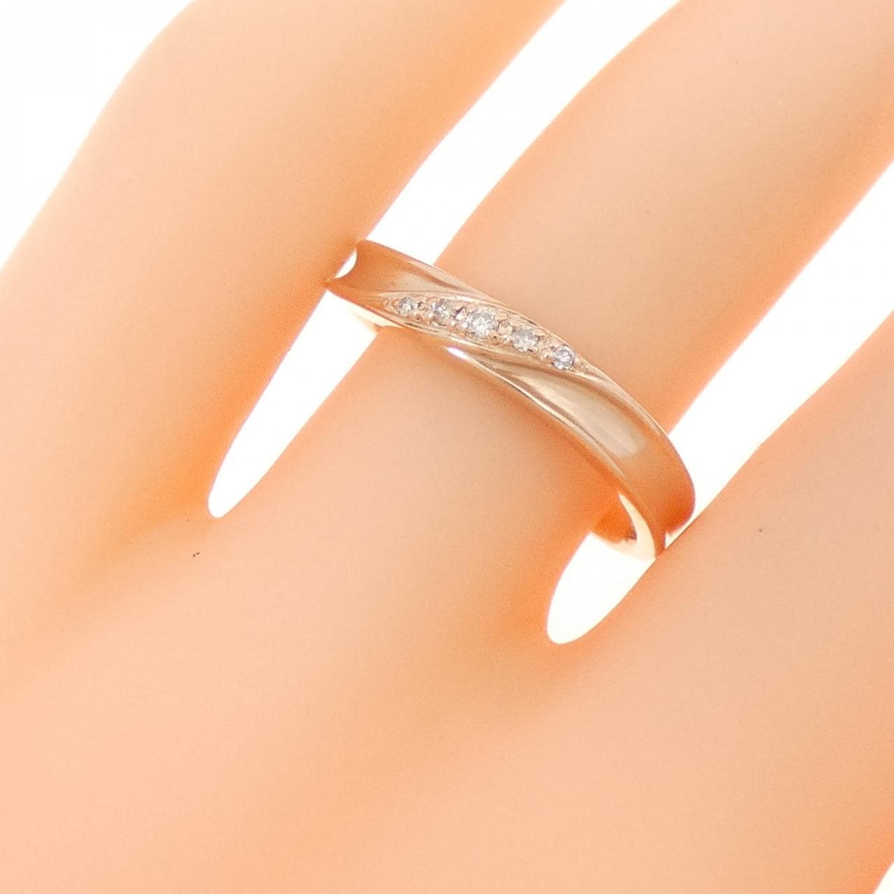 K10PG ダイヤモンド リング 0.03CT