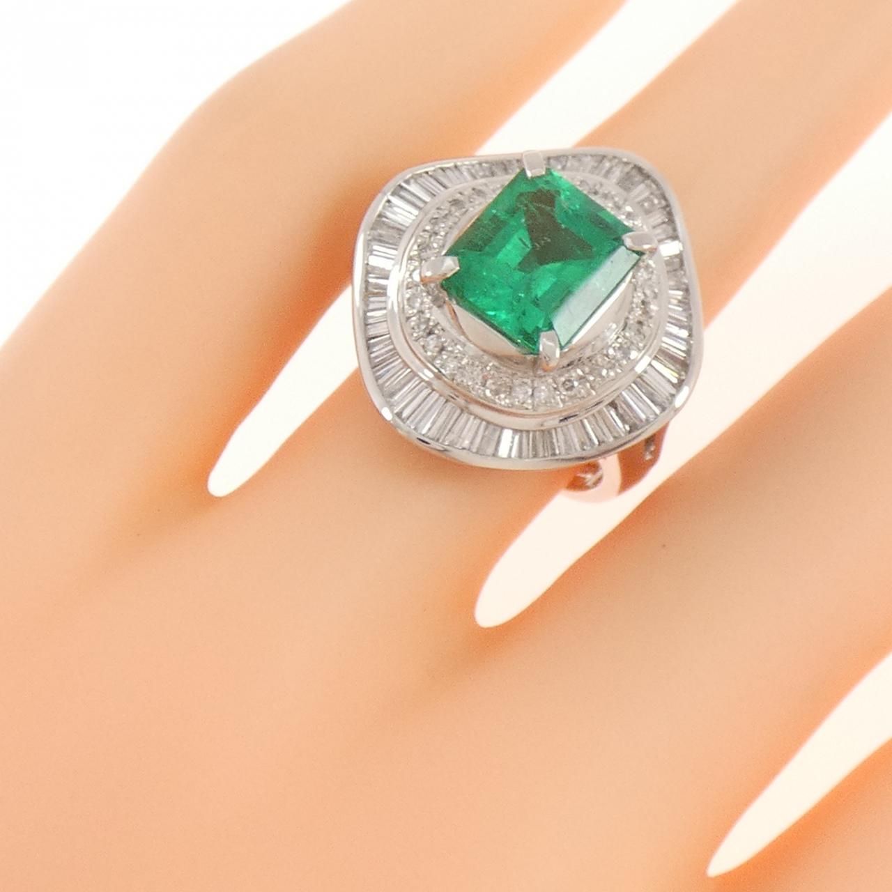 PT900 エメラルド リング 2.72CT コロンビア産