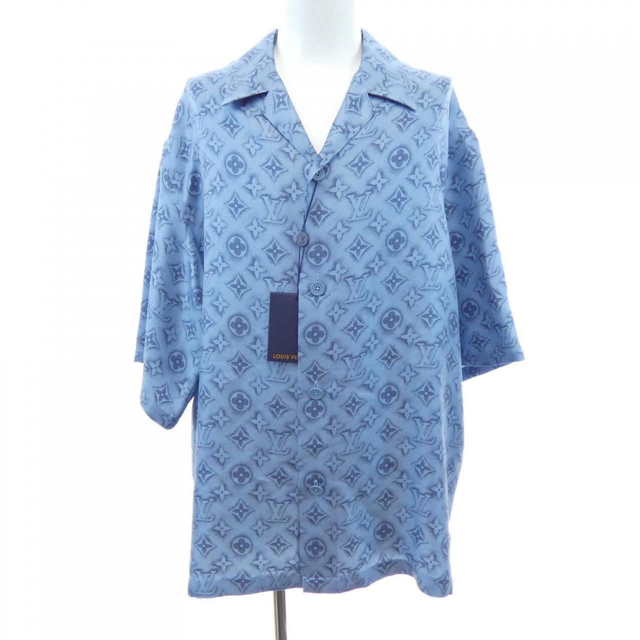 ルイヴィトン LOUIS VUITTON モノグラムシルクショーツショートスリーブシャツ HPS34WZ49 S/Sシャツ