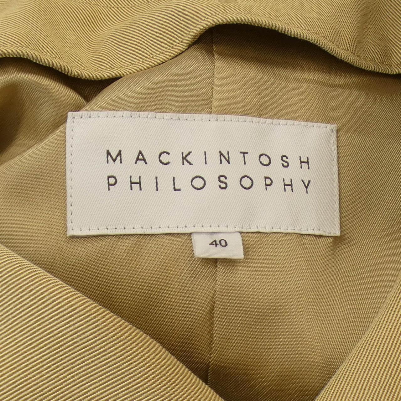 マッキントッシュフィロソフィー MACKINTOSH PHILOSOPH コート