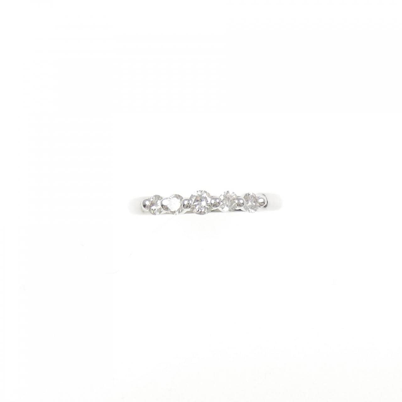 K18WG钻石小指戒指 0.20 克拉