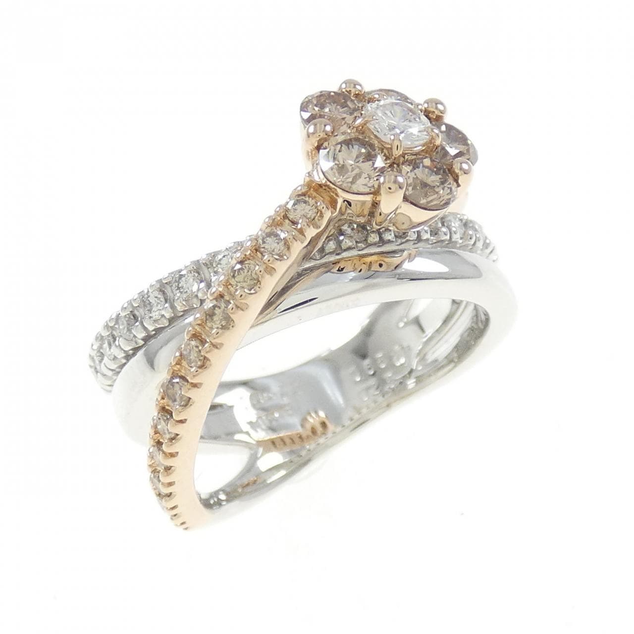 PONTE VECCHIO Flower Diamond Ring 0.65CT